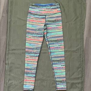 Victoria's Secret Sport Multicolor Striped Leggings